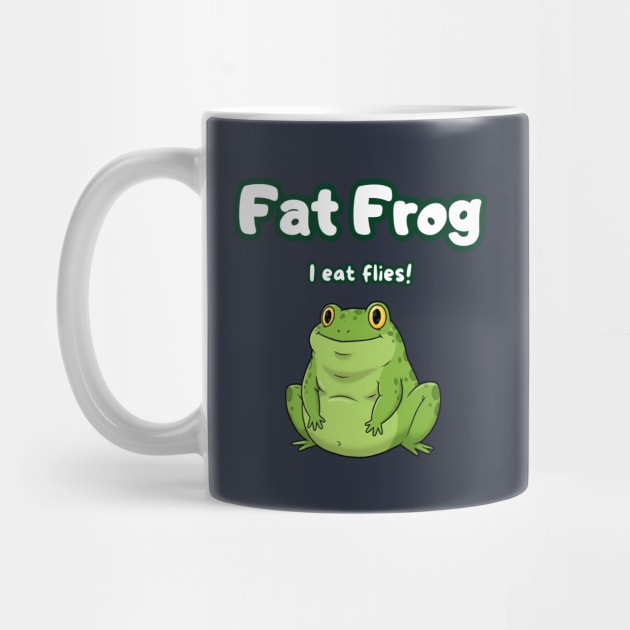 Funny Fat Frog by Stylecombinator
